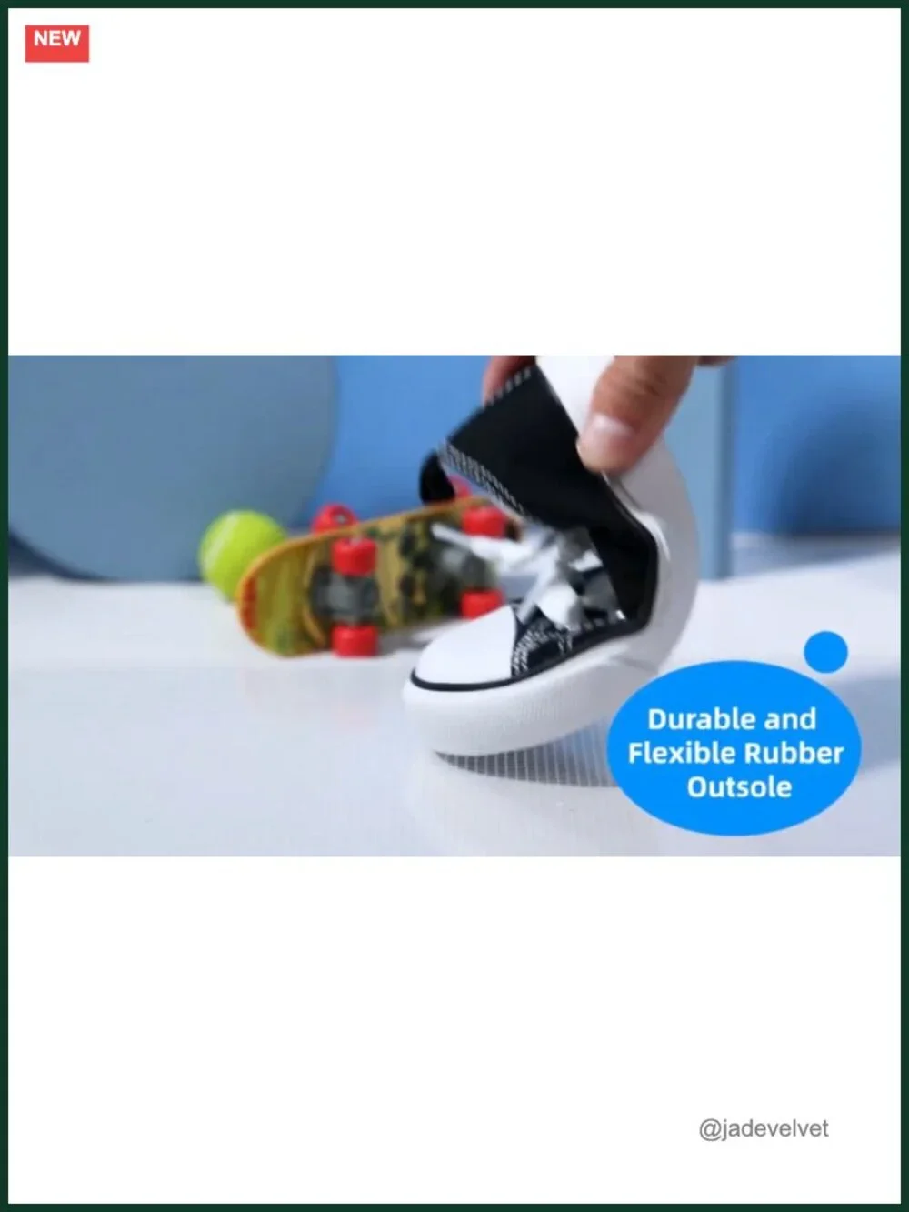 Toddler Canvas Slip On Sneakers Cushioned Soft Durable